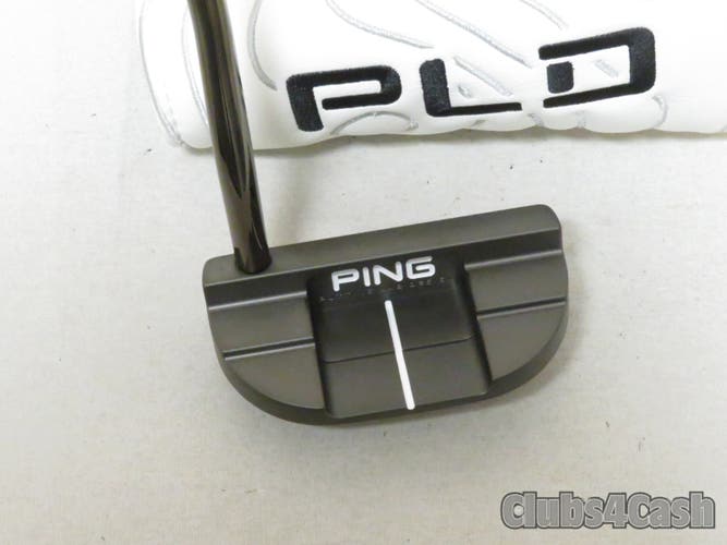 PING PLD Milled DS72 Putter Gunmetal Black Chrome Stepless 34" +Cover .. MINT