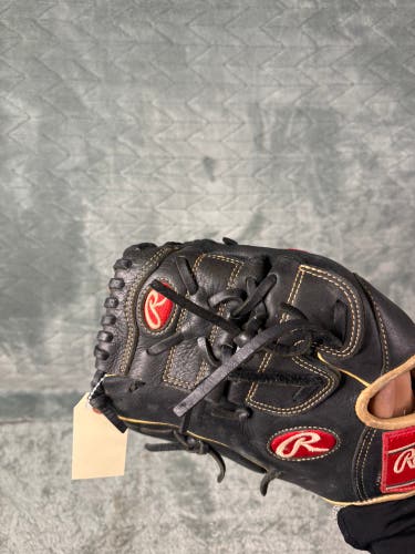 Black Rawlings Gold Glove Elite LH Pitcher's Baseball Glove 12" (Used)