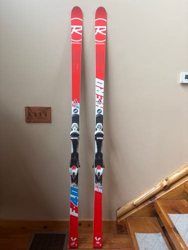 Rossignol Hero FIS SG 200 cm Racing Skis With Bindings Max Din 15 (Used)