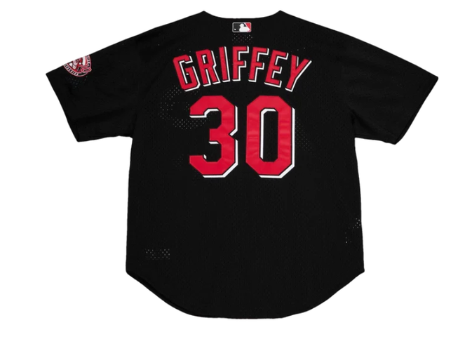 Size M - Authentic Batting Practice Jersey "Reds 2000 Ken Griffey Jr." ABBF3116