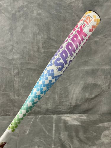 White 2022 Rip It Spark Alloy Bat (-12) Alloy 14 oz 26" (Used)