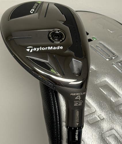 TaylorMade Qi35 Rescue 4-Hybrid 4H 22* Senior Flex Ventus HB w/ Cover MINT!