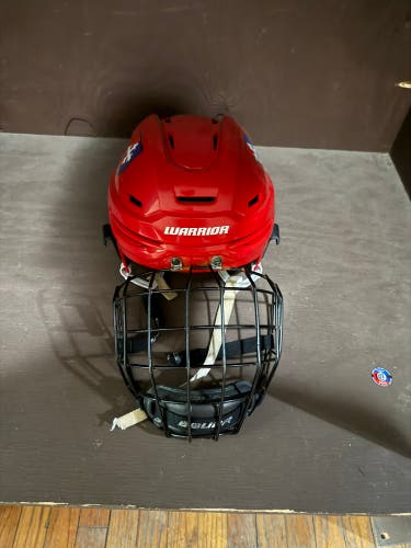 Medium Warrior Alpha One Pro Helmet with Bauer cage (Used)