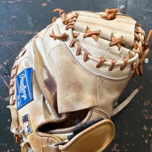 Catcher's RH Rawlings Heart of the Hide Baseball Glove 32" (Used)