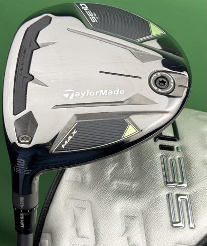 TaylorMade Qi35 MAX Fairway 3-Wood 15.5* Fujikura Air Speeder Regular LH NICE!