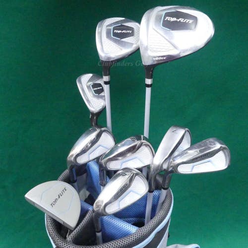 NEW LH Lady Top Flite 9-Piece Complete Golf Club Set w/ Stand Bag *READ*