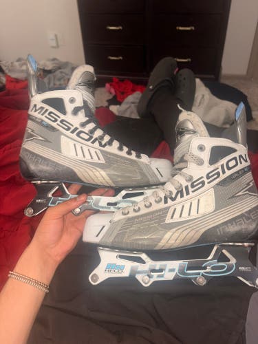 Mission Inhaler AC4 Inline Skates Regular Width Size 8.5 (Used) (READ DESCRIPTION)