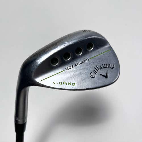 LEFTY Callaway MD3 Milled Chrome Sand Wedge SW 56* 10 S Fujikura 85ST 85g LH