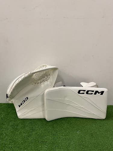 Intermediate CCM Axis F9 Goalie Glove & Blocker | Full Right (New)