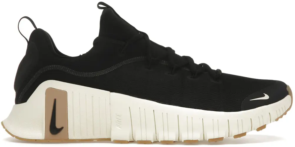Size 9 - Nike Free Metcon 6 Black Gum Light Brown FJ7127-010