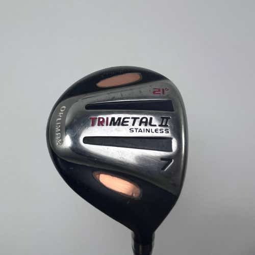 Orlimar Trimetal II 7 Fairway Wood 21* Aldila Chrome Regular Graphite Mens RH