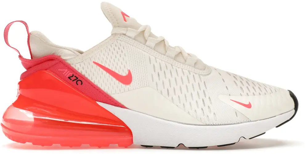 Size 7.5 - Nike Air Max 270 Sail Hot Punch (Women's) AH6789-122