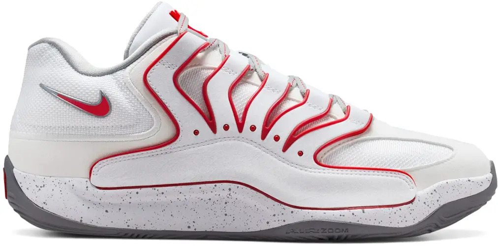 Size 7.5 - Nike KD 18 White University Red HV1992-100