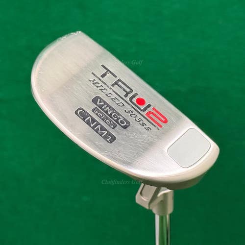 TRU2 Vinco Series CNM1 Milled 303ss Forged 35" Plumber's-Neck Mallet Putter