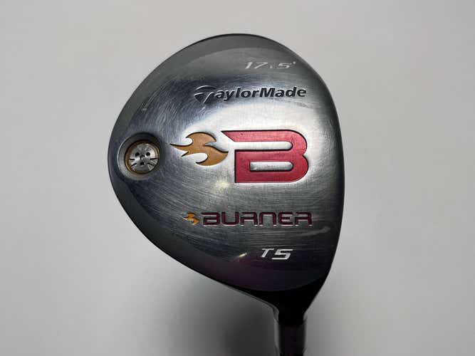 TaylorMade Burner 2008 T5 Fairway Wood 17.5* REAX 70g Regular RH Midsize Grip