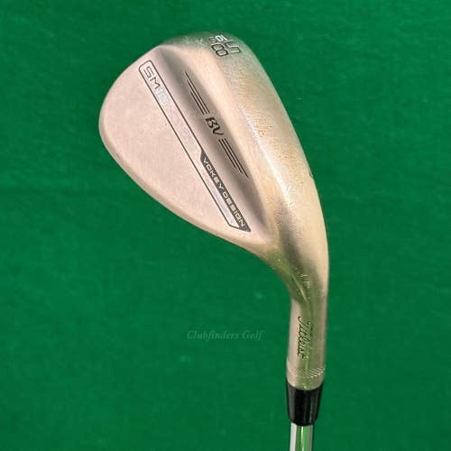 Titleist Vokey SM10 Nickel 58-10S 58 Lob Wedge Vokey Design Steel Wedge Flex