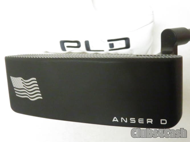 PING PLD Milled Anser D Putter Matte Black Graphite 35" +Cover USA Flag ... MINT