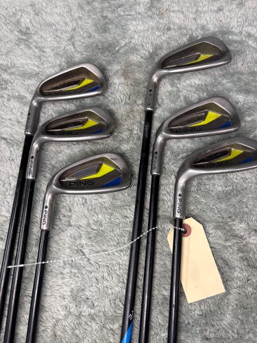 Men's Ping Thrive Iron Set Right Handed Regular Flex Graphite Shaft (Used)
