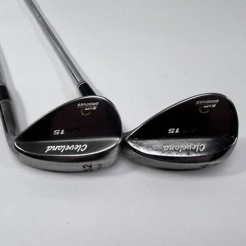 Cleveland CG15 Black Pearl Wedge Set 52* 10 | 56* 14 Traction Wedge RH