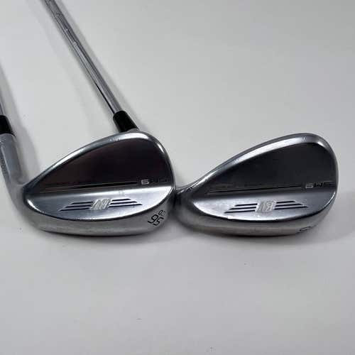 Titleist Vokey SM9 Tour Chrome Wedge Set 56* 12 60* 10 SM9 Wedge Steel Mens RH