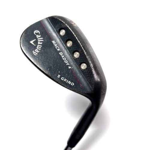Callaway Mack Daddy 4 Black Lob Wedge LW 58* 10 S True Temper Elevate Regular RH