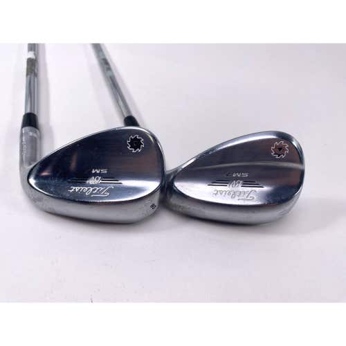 Titleist Vokey SM7 Tour Chrome Wedge Set 54* 8 | 60* 10 SM7 Wedge Steel Mens RH