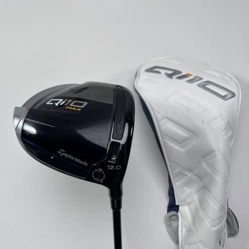 TaylorMade Qi10 MAX Driver 12* HZRDUS RDX Smoke Red 6.0 60g Stiff RH HC