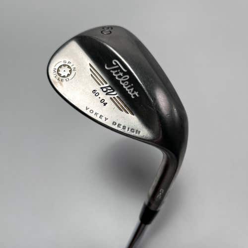 Titleist Vokey Spin Milled CC Chrome Lob Wedge LW 60* 4 Project X 6.5 X Stiff RH