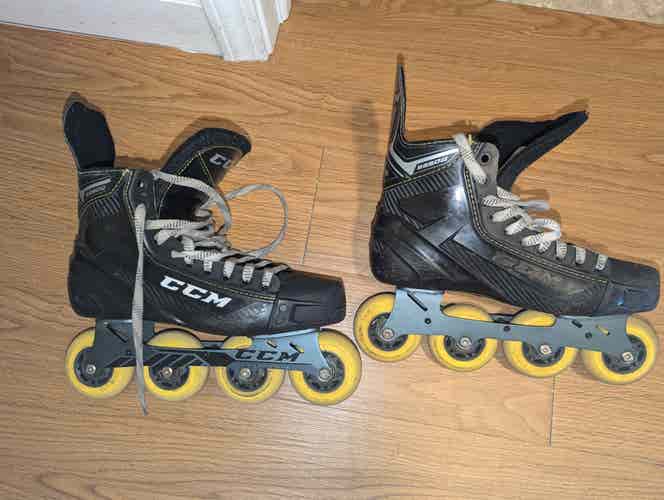 CCM Super Tacks 9350 Roller Inline Skates Senior Size 9 - USED