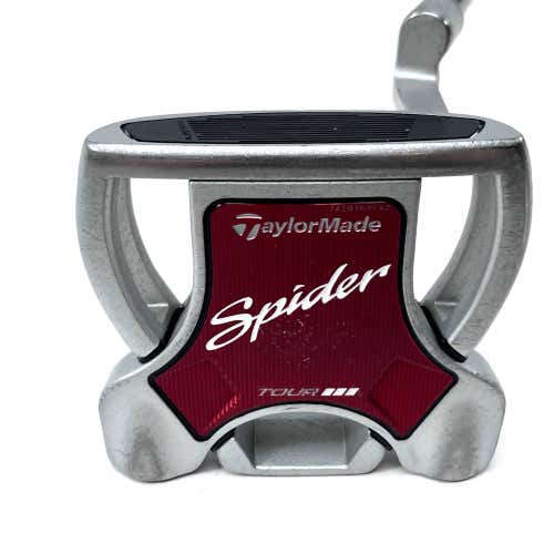 TaylorMade Spider Tour Silver L Neck Putter 35" Mens RH