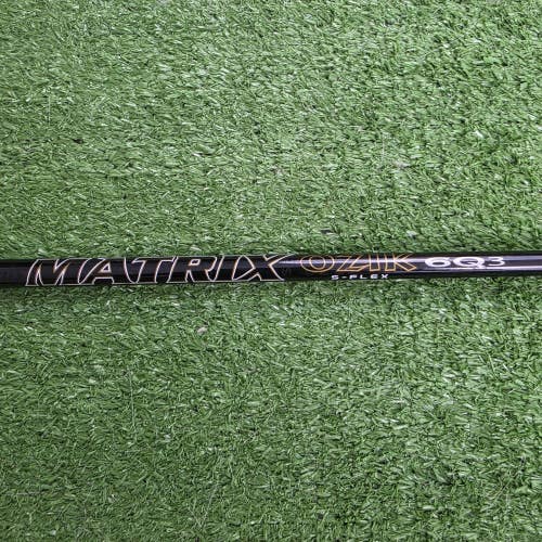 Matrix Ozik 6Q3 Uncut Stiff Flex Graphite Driver Shaft Black .335" Untipped 46"