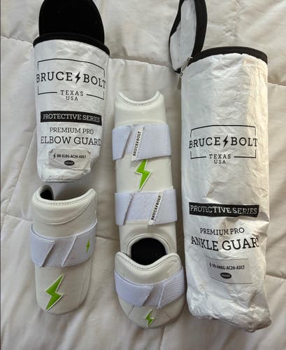 Bruce Bolt Elbow and Shin Guard Bundle  (New)