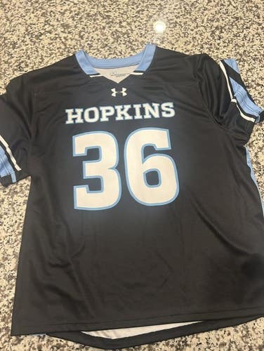 Under Armour Hopkins Lacrosse mens game jersey NEW L large