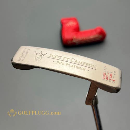 Scotty Cameron Newport Mil-Spec Pro Platinum Putter w/ Headcover, 35"  (3460)