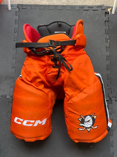 NHL Pro Stock CCM HP45 Small Hockey Pants - Anaheim Ducks