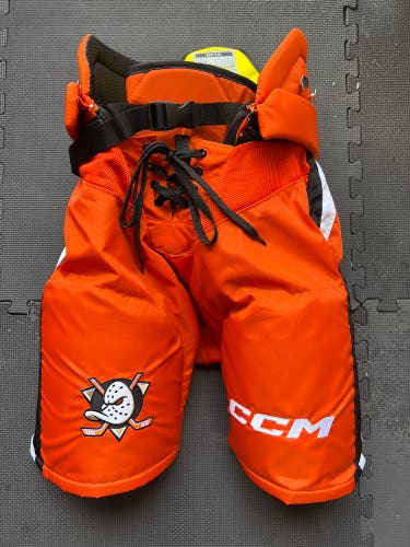 NHL Pro Stock CCM HPTK Small Hockey Pants - Anaheim Ducks