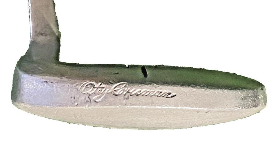 Otey Crisman Jones Rake 2" Backward Offset Insert Putter RH Sq Aluminum Rare/200