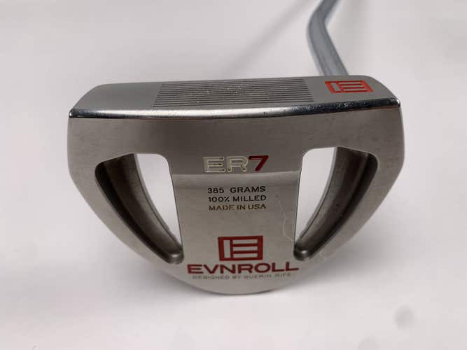 Evnroll ER7 Full Mallet Single Bend Putter 33" Mens RH