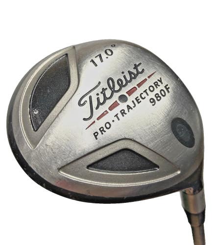 Titleist Pro-Trajectory 980F 4 Wood 17* RH Stiff 4375 Graphite 42" New Mid Grip