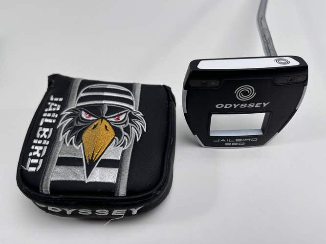 Odyssey Jailbird 380 White Hot Putter 32" Superstroke Pistol 1.0 Mens RH HC