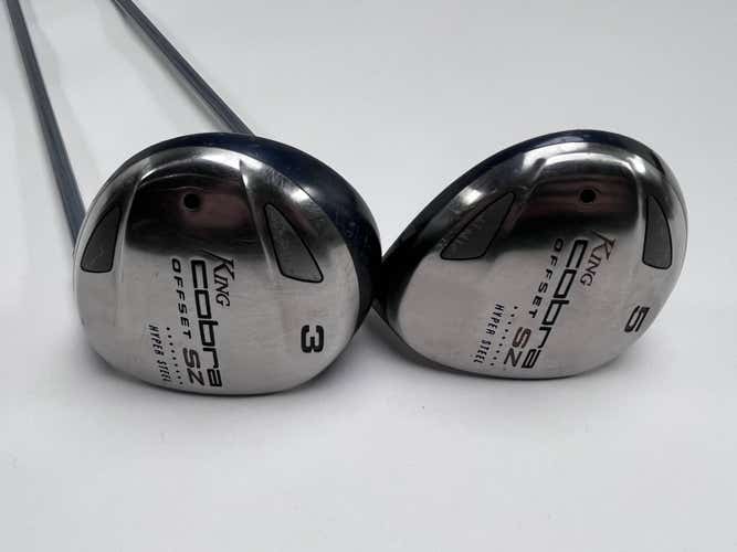 Cobra SZ 3 & 5 Fairway Wood Set 15* 18* Aldila HM Tour 50g Ladies RH
