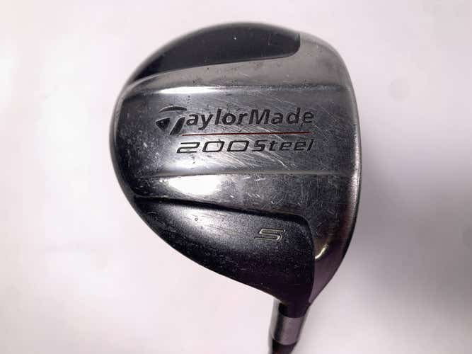TaylorMade 200 Steel 5 Fairway Wood 18* Lite 80g Regular Graphite Mens RH