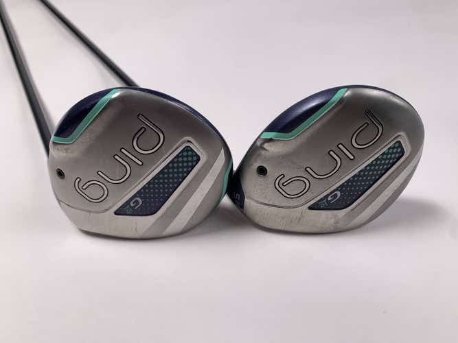 Ping G LE 3 & 5 Fairway Wood Set 19* 22* TFC 80 F Lite Senior Graphite Womens RH
