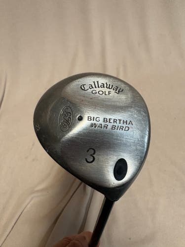 Men's Callaway Big Bertha Warbird Right Handed Fairway Wood Stiff Flex 3 Wood Graphite Shaft (Used)