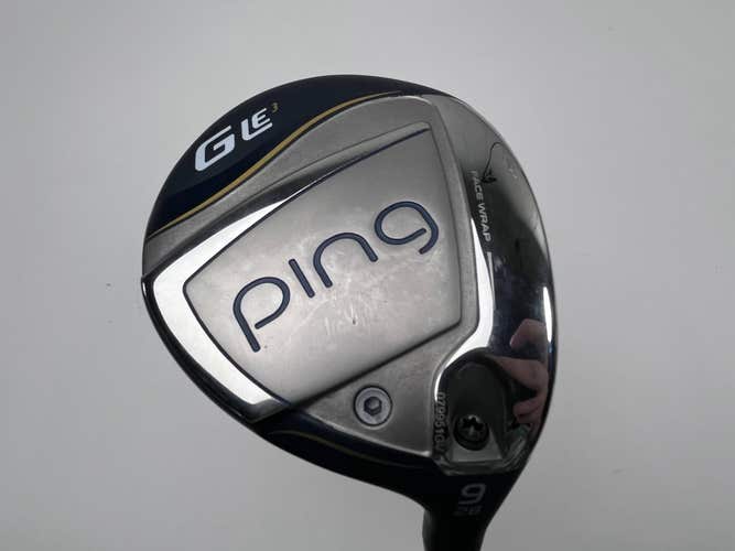 Ping G LE 3 9 Fairway Wood 28* ULT 250 Ladies Graphite Womens RH Undersize Grip
