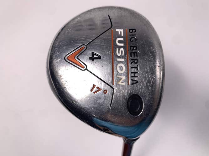 Callaway Big Bertha Fusion 4 Fairway Wood 17* Aldila NVS Orange 55g Regular RH