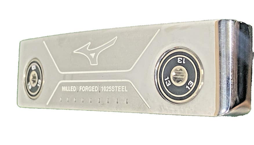 Mizuno M-Craft II Milled Forged White Satin Putter RH Steel 36" Weight Kit NICE