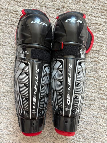 Junior CCM JetSpeed FT350 Shin Pads 11" (Used)