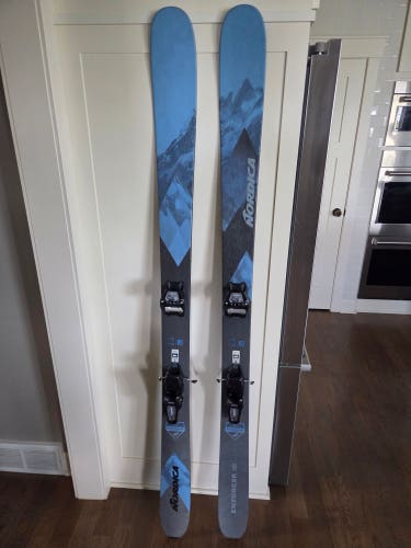 Men's 2023 Nordica 191 cm All Mountain Enforcer 104 Skis With Bindings Max Din 13 (Used)