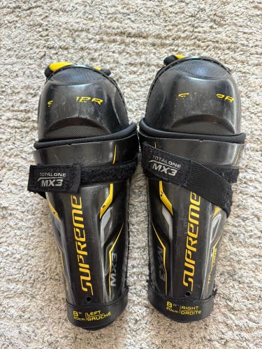 Youth Bauer Supreme TotalOne MX3 Shin Pads 8" (Used)